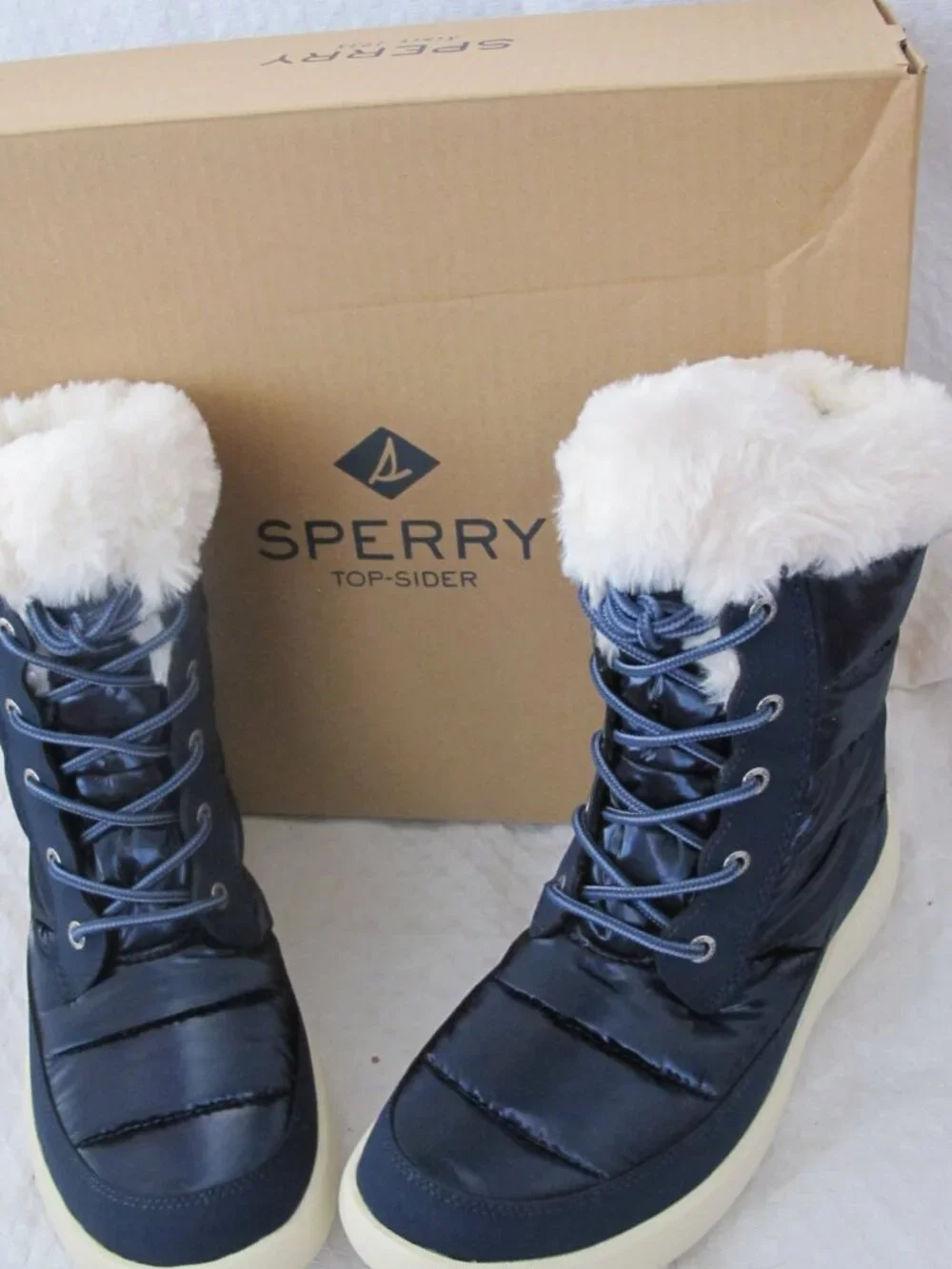 Sperry Bearing Plushwave Metallic Snow Boots
